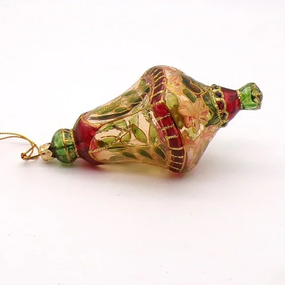 Vintage Stained Glass Christmas Ornament - Picture 3 of 7